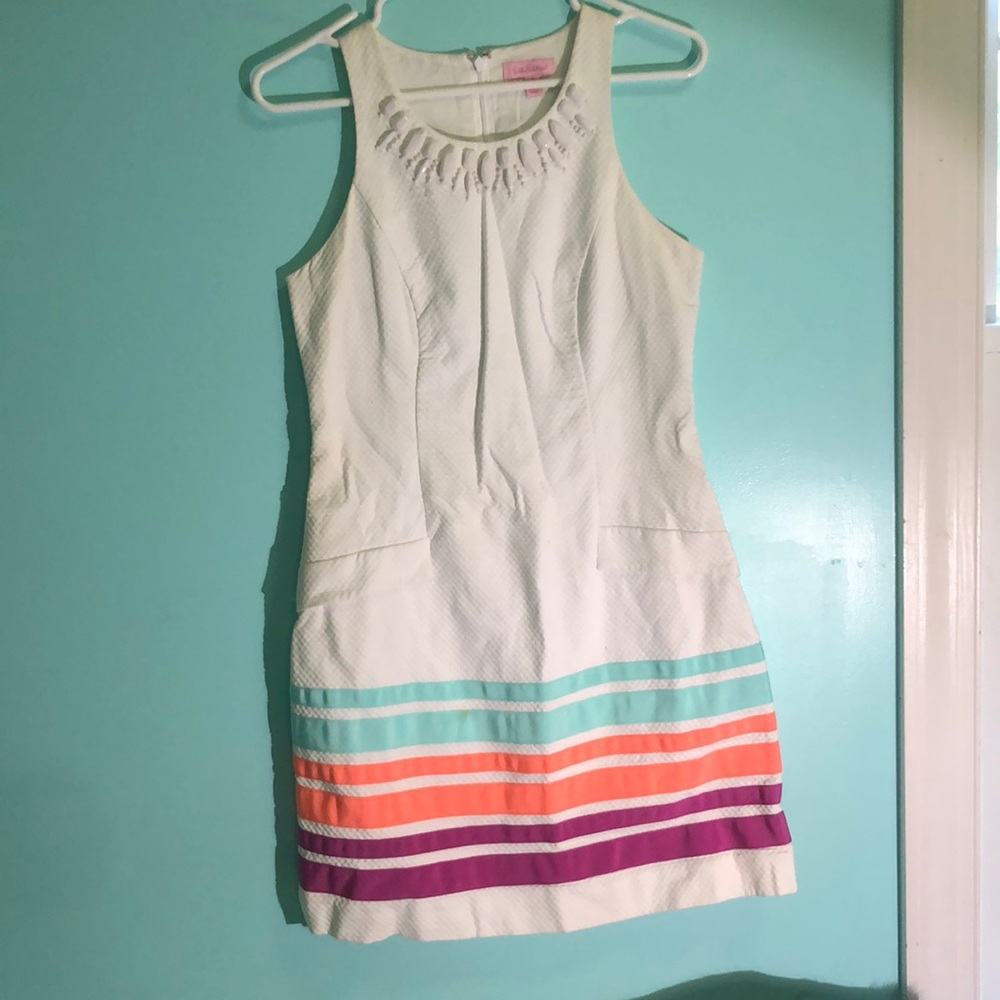 White classy Lilly Pulitzer dress